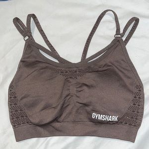 Gymshark Energy Seamless Brown Sports Bra Size M